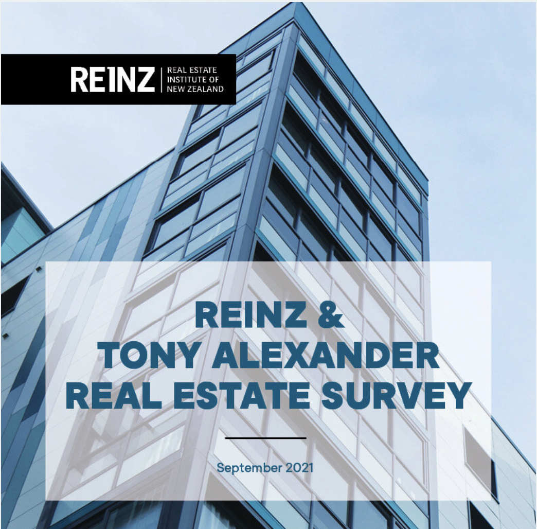 REINZ & Tony Alexander Real Estate Survey - September 2021